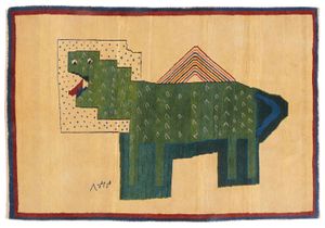 Lion Carpet5-Parviz Tanavoli-WikiRug.jpg