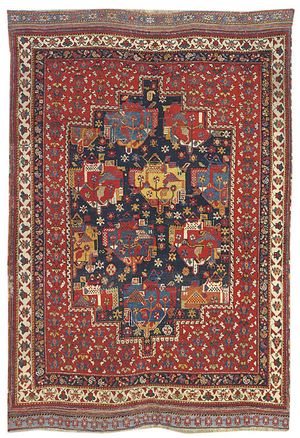 Afshar Carpet-Christies-WikiRug.jpg